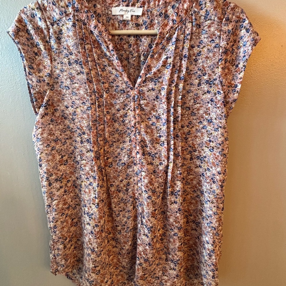 Floral Print Women's Blouse